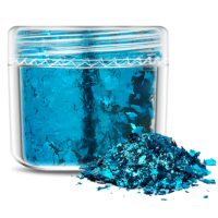 Scrapbooking dekoratív betétek fémből - Türkiz, JB06