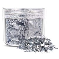 Scrapbooking dekoratív betétek fémből - Ezüst, JB15