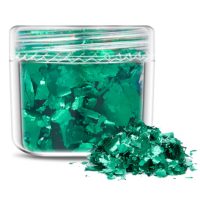 Scrapbooking dekoratív betétek fémből - Zöld, JB21