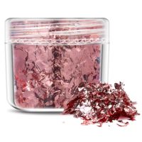 Scrapbooking dekoratív betétek fémből - Világos rózsaszín, JB23