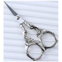 Scrapbooking fém ollók főnixszel - Ezüst