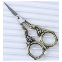 Scrapbooking fém ollók főnixszel - Bronz