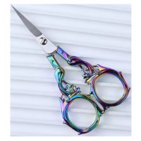 Scrapbooking fém ollók főnixszel - Szivárványos