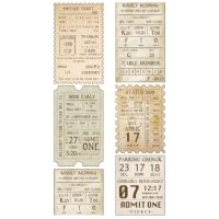 Scrapbooking Vintage ragasztószalag - Címkék, 02