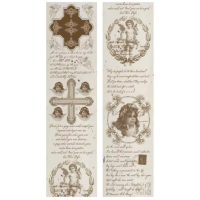 Scrapbooking Vintage ragasztószalag - Szöveg, 06