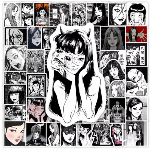 Foto - Scrapbooking Junji Ito Tomie matricák - 60 db