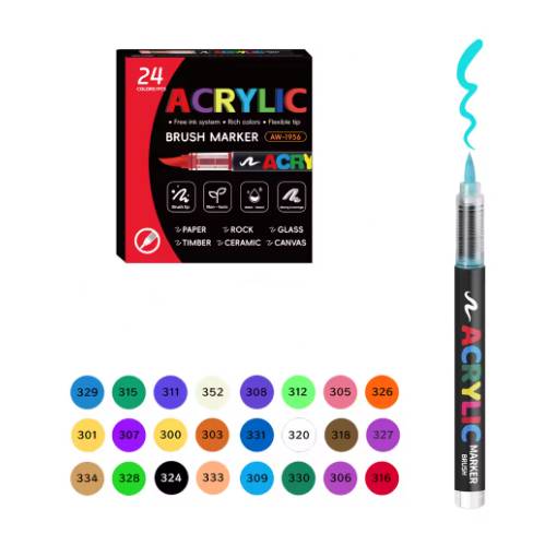 Foto - Scrapbooking akril filcek - 24 szín