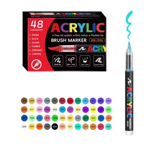 Foto - Scrapbooking akril filcek - 48 szín