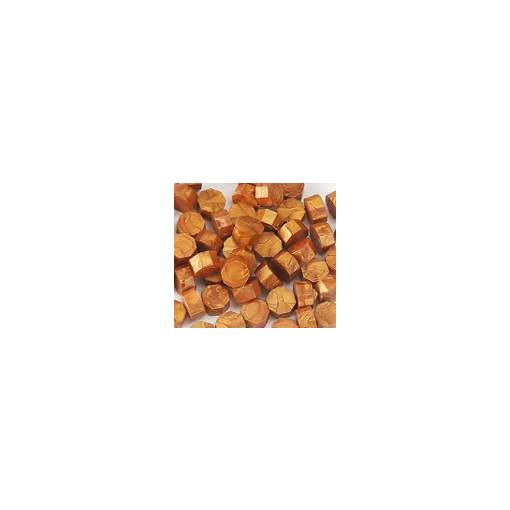 Foto - Scrapbooking gyöngyölő viasz - Sötét arany D6, 100 db