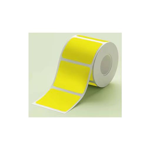 Foto - Scrapbooking tekercs öntapadó címkékhez - Sárga, 40 x 30 mm