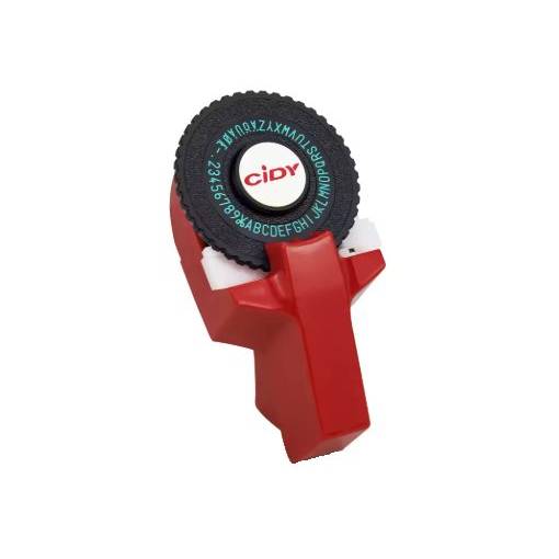 Foto - Scrapbooking címkés lyukasztószerszám tartozékkal - Piros, három szalaggal