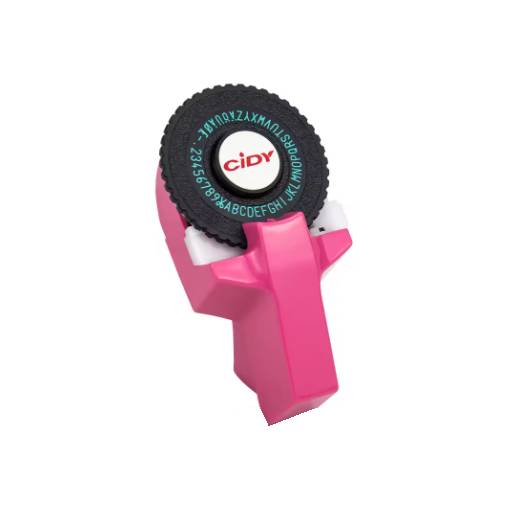 Foto - Scrapbooking címkéző lyukasztó kiegészítőkkel - Rózsaszín, két szalag