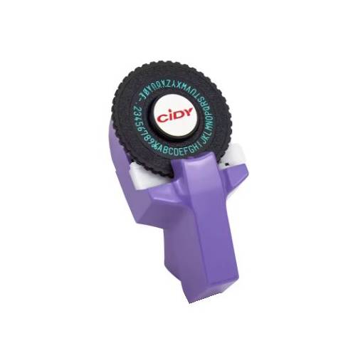 Foto - Scrapbooking címkéző bélyegző tartozékkal - Lila, három szalag