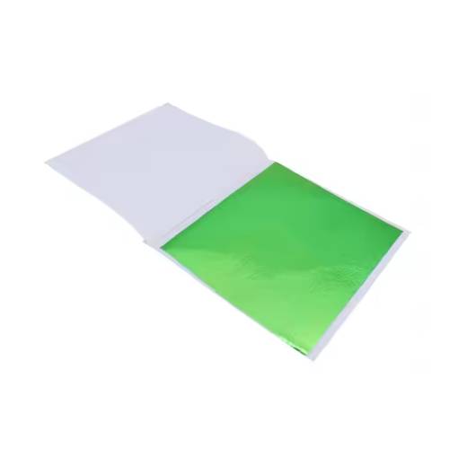 Foto - Scrapbooking fólia lapok - 100 darab, zöld