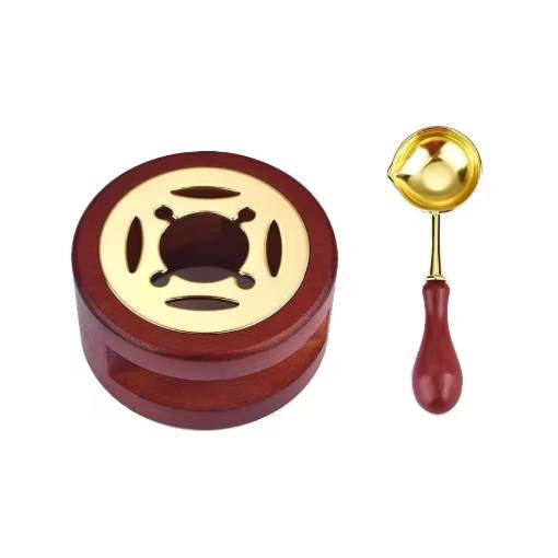 Foto - Scrapbooking készlet viasz olvasztásához - Barna