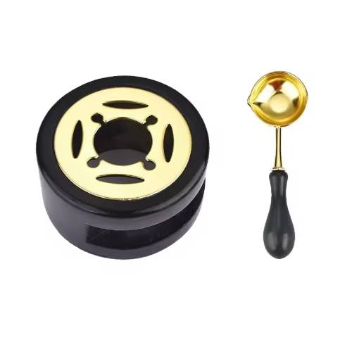 Foto - Scrapbooking készlet viasz olvasztásához - Fekete