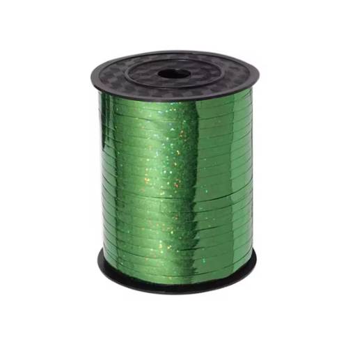Foto - Scrapbooking vékony csillogó szalag - Zöld, 460 méter