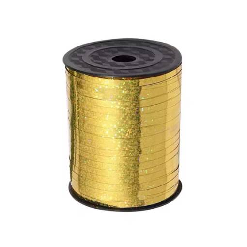 Foto - Scrapbooking vékony csillogó szalag - Arany, 460 méter