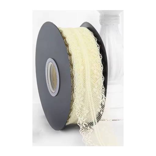 Foto - Scrapbooking csipke - Bézs, 45 méter