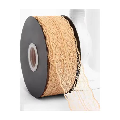 Foto - Scrapbooking széles csipke - Narancssárga, 45 méter