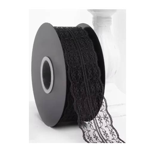 Foto - Scrapbooking szélescsipke - Fekete, 45 méter