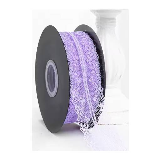 Foto - Scrapbooking csipke - Világos lila, 45 méter