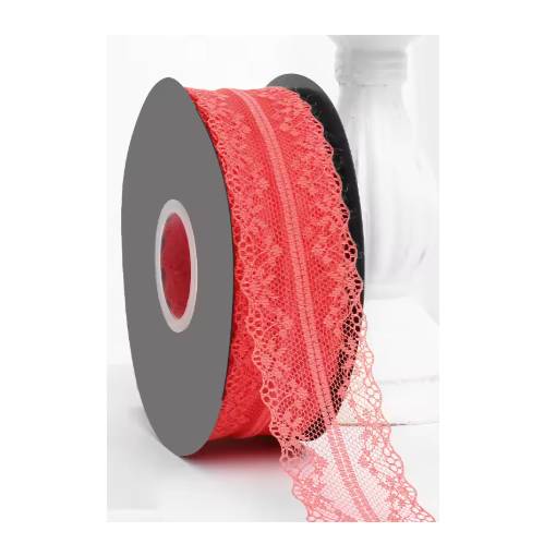 Foto - Scrapbooking csipke - Piros, 45 méter
