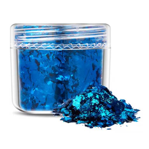 Foto - Scrapbooking dekoratív betétek fémből - Sötétkék, JB01