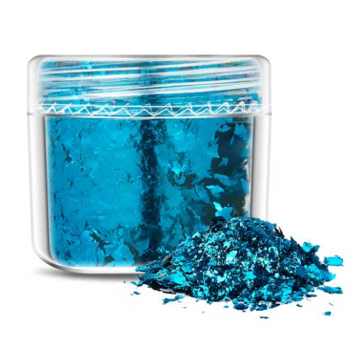 Foto - Scrapbooking dekoratív betétek fémből - Türkiz, JB06