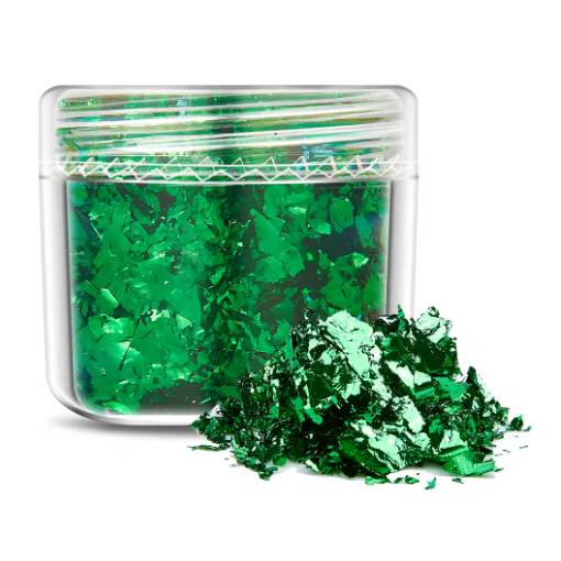 Foto - Scrapbooking dekoratív betétek fémből - Sötétzöld, JB11