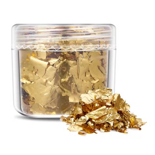 Foto - Scrapbooking dekoratív betétek fémből - Arany, JB16