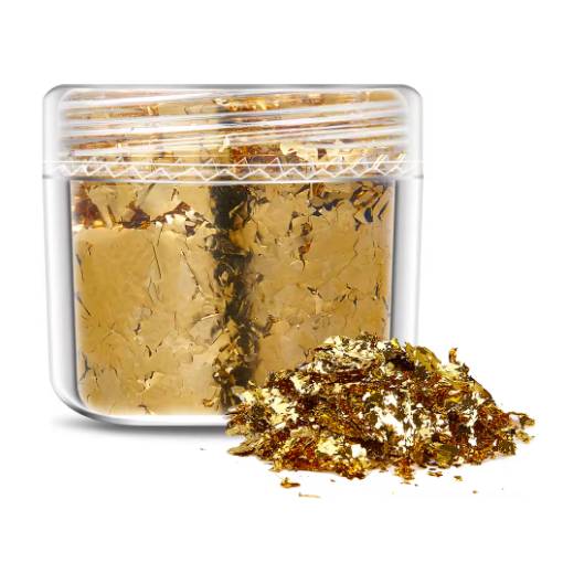 Foto - Scrapbooking dekoratív betétek fémből - Arany, JB20