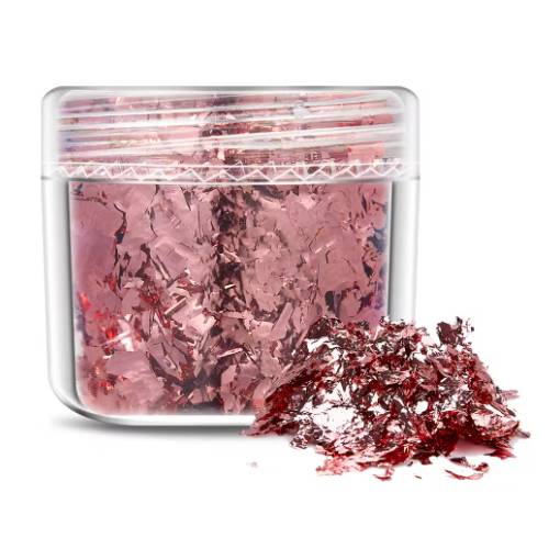 Foto - Scrapbooking dekoratív betétek fémből - Világos rózsaszín, JB23