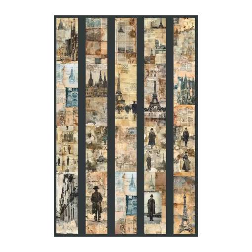 Foto - Scrapbooking Vintage ragasztószalag - Eiffel-torony 02, 2 méter