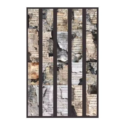 Foto - Scrapbooking Vintage ragasztószalag - Kották 03, 2 méter