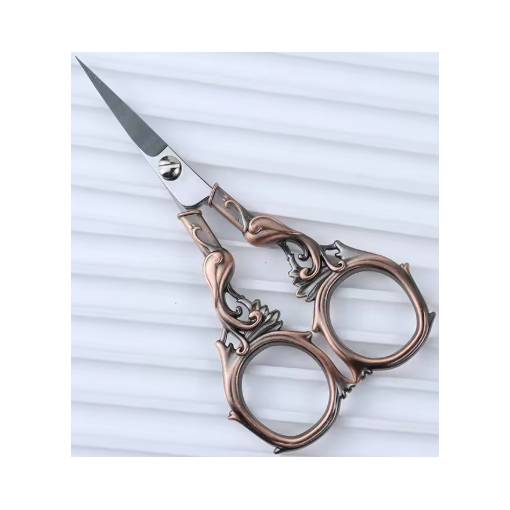 Foto - Scrapbooking fém ollók főnixszel - Piros